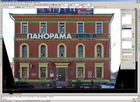 Technology of facades measurements by stereophotogrammetric method in AutoCAD