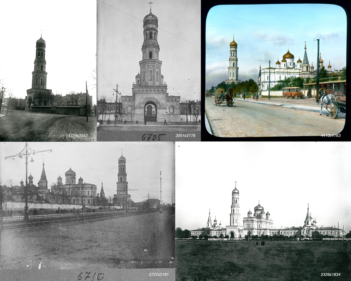 Пять архивных снимков Новодевичьего монастыря