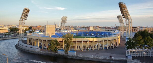 Стадион Петровский Санкт-Петербург общий вид для расчёта обмерных работ